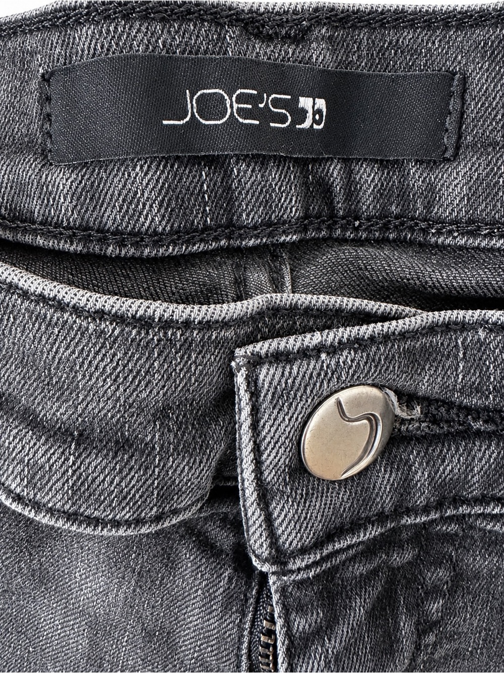 Joe’s Jeans Black Cropped Wide-Leg Jeans – Size 30 – Raw Hem Premium Denim - Picture 5 of 5
